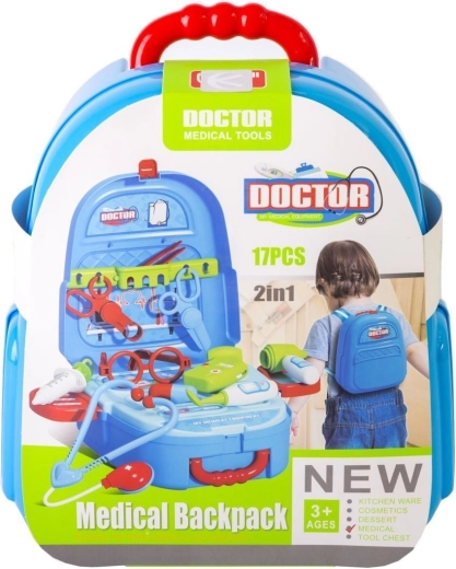 Set médico infantil en mochila práctica - 1 pieza