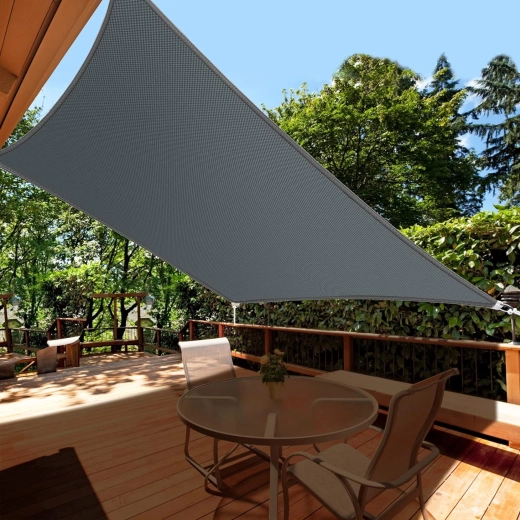 Vela de sombreo solar 5 × 7 m, rectangular