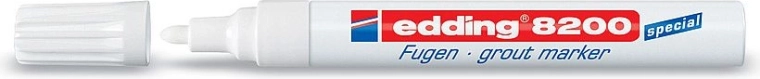 Rotulador para juntas Edding 8200 blanco