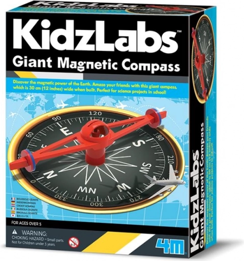 Brújula magnética gigante para niños 4M