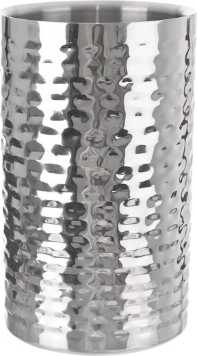 Enfriador de vino de acero inoxidable con superficie martillada, 12 cm