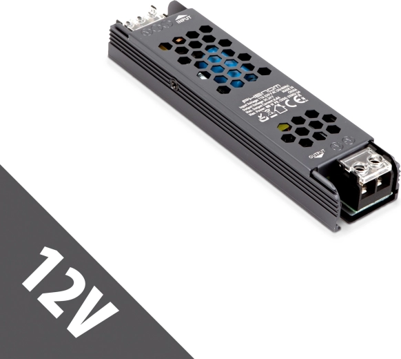 Fuente de alimentación conmutada y estabilizada de 12 V, 5 A y 60 W