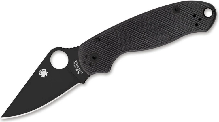 Spyderco Para 3 Black G10 navaja de bolsillo 7,5 cm – totalmente negra