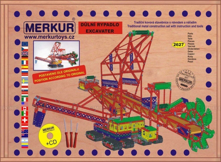 Merkur maxi excavadora de ruedas