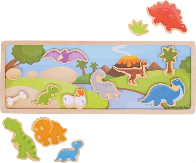 Puzle magnético Dinosaurios Bigjigs Toys