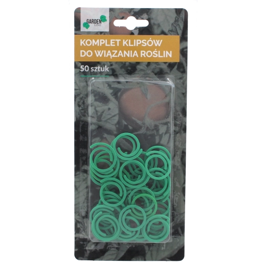 Juego de clips para atar plantas, 50 uds.