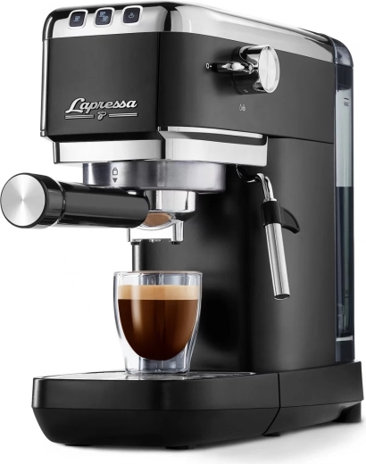 Cafetera de palanca Lapressa negra