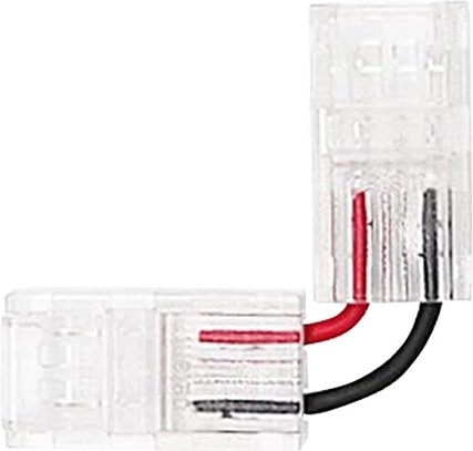 Conector angular de unión Solight para tiras LED COB de 8 mm