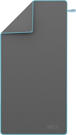 Toalla de microfibra NILS NCR13 gris oscuro/azul