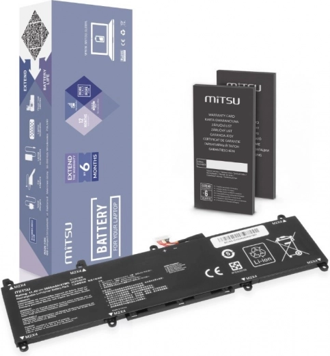 Batería MITSU para ASUS VivoBook S13 (C31N1806) 11,4 V 3600 mAh 41 Wh