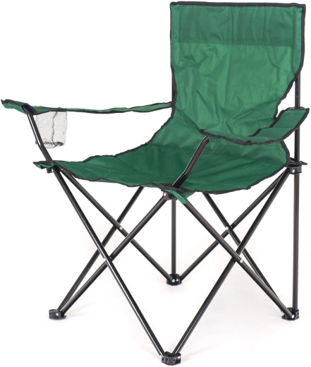 Silla de camping plegable verde FISH