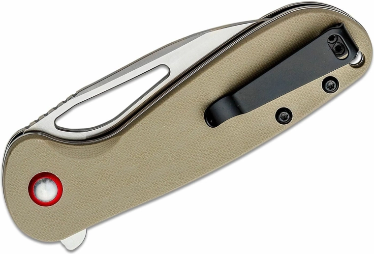 Empuñadura resistente de G10 con clip de bolsillo