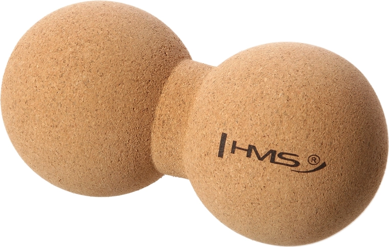 Pelota de masaje doble de corcho HMS para trigger points y liberación fascial