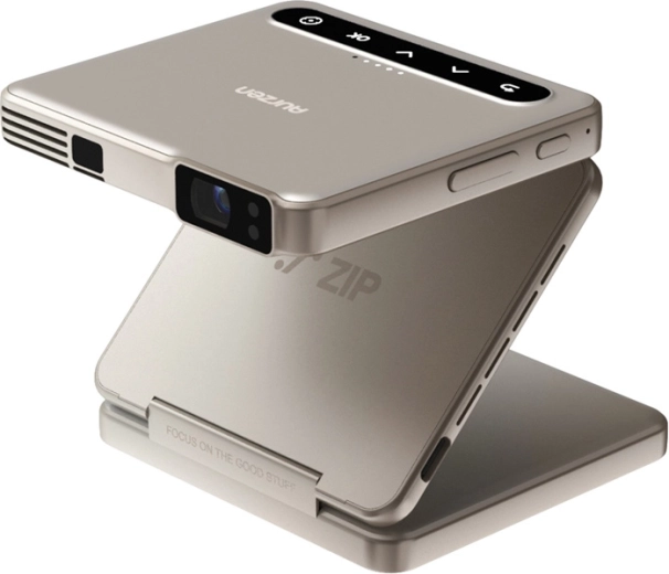 Mini proyector portátil AURZEN Zip – dorado
