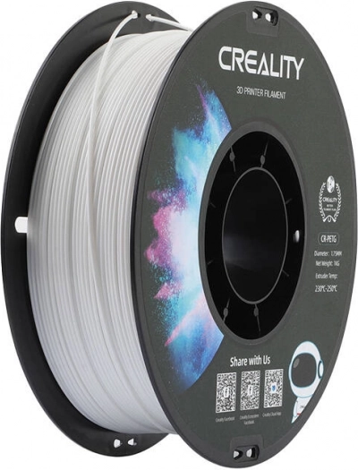 Filamento PETG Creality blanco 1,75 mm