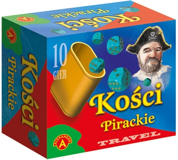 Juego de dados de viaje Alexander Piratas
