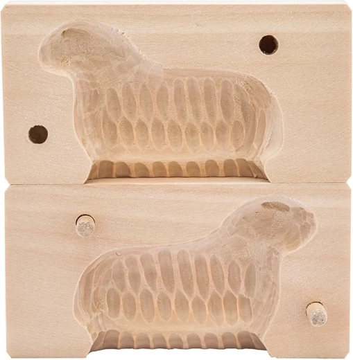 Molde para mantequilla con forma de corderito
