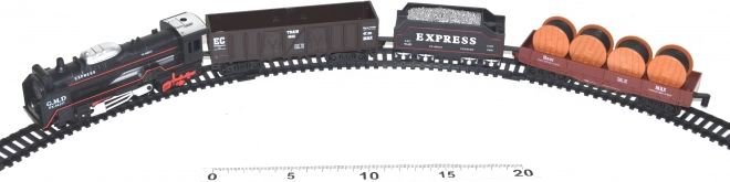 Set de tren con efectos de luz 122 × 68 cm