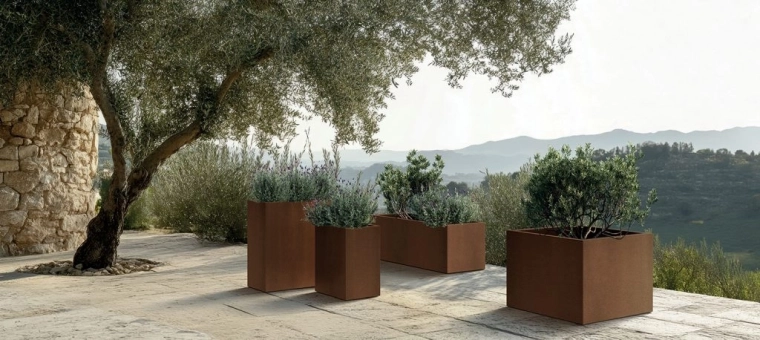 Acabado de acero corten para un aspecto moderno y llamativo