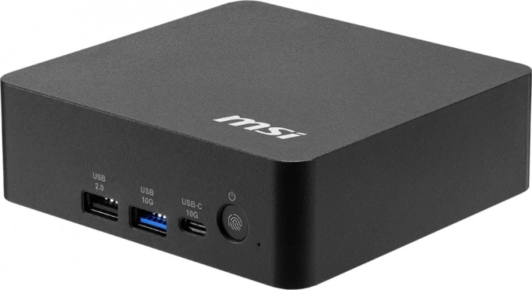 MSI Cubi NUC AI+ mini PC (Intel Core Ultra 5 322, sin SO, Wi‑Fi, Bluetooth), negro
