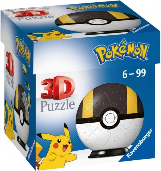 Puzzle 3D Ravensburger POKÉMON Ultra Ball – 54 piezas
