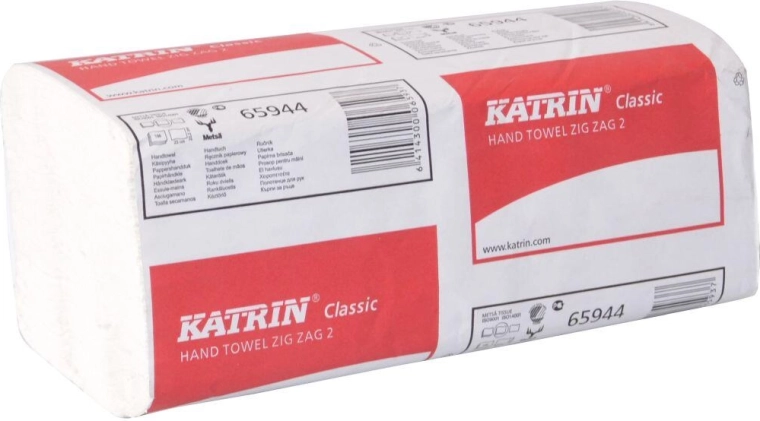 Toallas de papel plegadas Z-Z, 2 capas, blancas (150 uds)