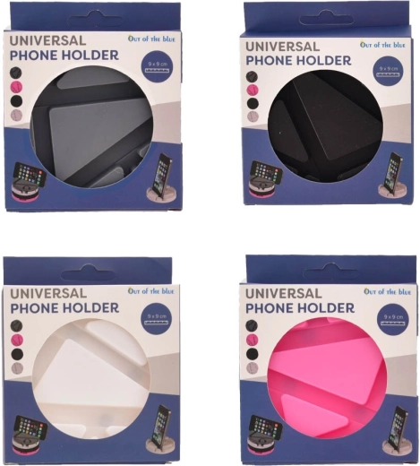 Soporte para móvil de plástico UH, diámetro 9 cm (4 variantes de color)