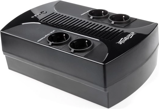 Fuente de alimentación ininterrumpida UPS 850 VA line-interactive, 4× Schuko, LED