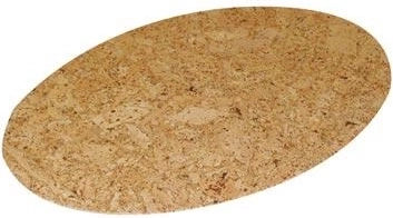 Manteles individuales redondos de corcho 15 cm (6 uds)