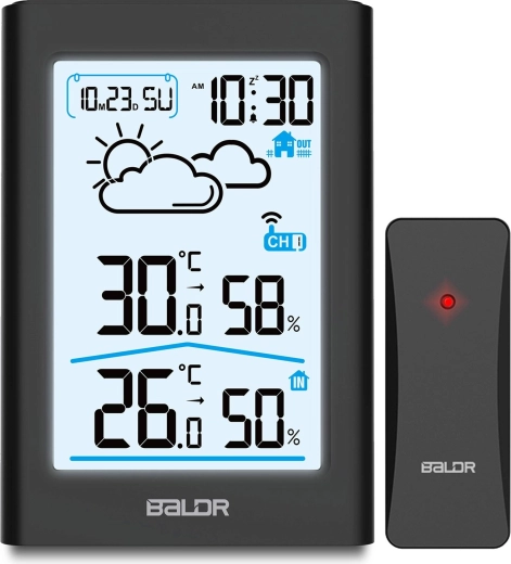 Sensor exterior inalámbrico con alcance de hasta 60 m