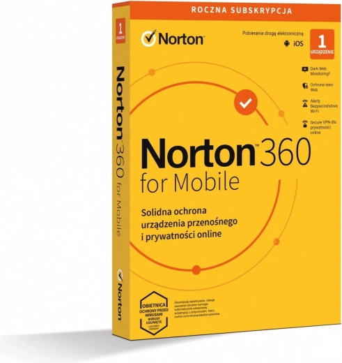 Norton 360 mobile – suscripción por 1 año para 1 usuario y 1 dispositivo