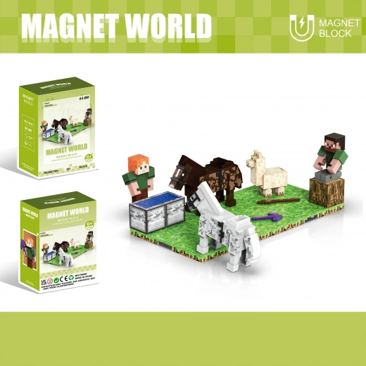 Set de construcción Magnet World Paradas de correo