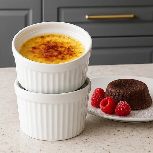 Porción ideal de 200 ml para postres y gratinados