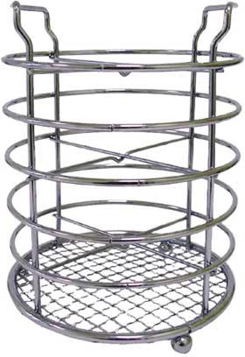 Soporte para cubiertos de metal cromado 11 × 14,7 cm