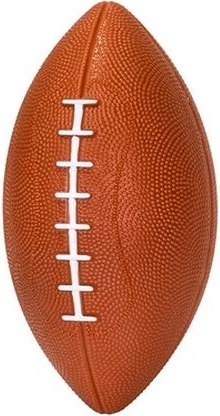 Balón de rugby con chirriador para perro 21 cm