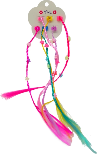 Horquillas de pelo de colores con colgante arcoíris, set de 6 uds.