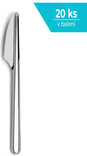 Cuchillo de mesa de acero inoxidable Amefa Leaves – set de 20 uds.