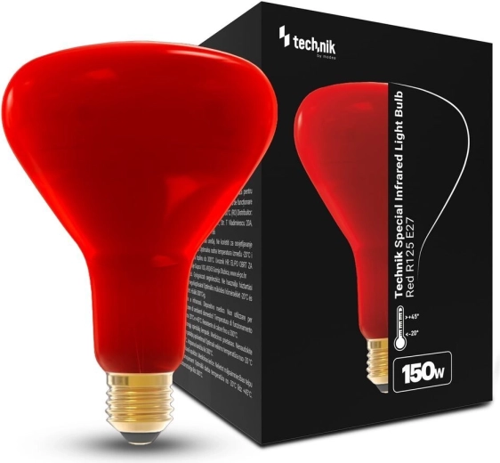 Bombilla infrarroja R125 150 W E27 Technik