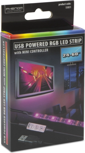 Alimentación USB y control remoto
