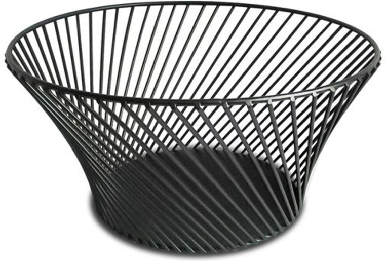 Frutero de alambre Kitchisimo negro 25,5 cm