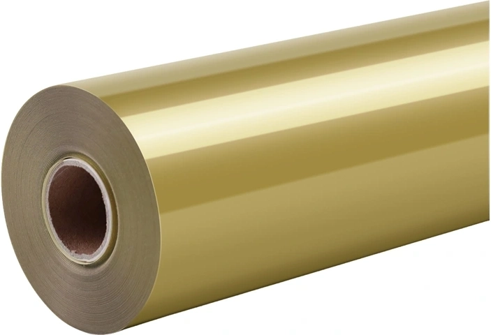 Vinilo termotransferible HTVRONT Pure dorado 30,5 cm × 1,8 m