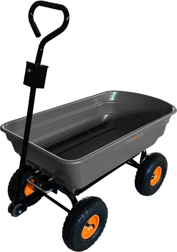 Carrito de jardín MalTec con cuba basculante 75 l, 300 kg