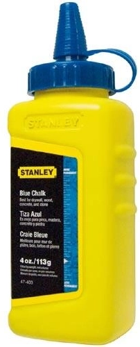 Polvo de tiza 115 g STANLEY, azul