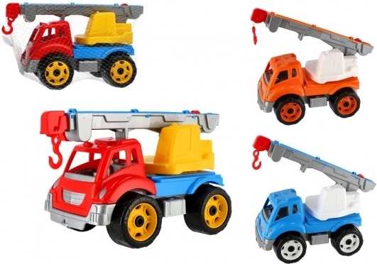 Autogrua TechnoK – grúa de plástico para niños a partir de 3 años