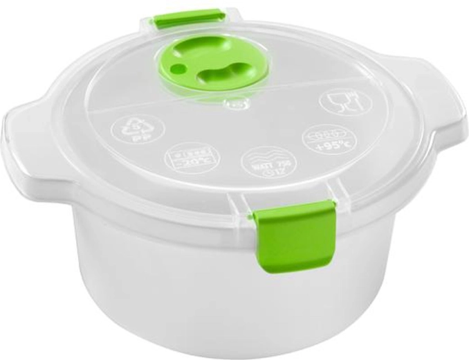 Recipiente de plástico para microondas con tapa 0,8 l HEIDRUN