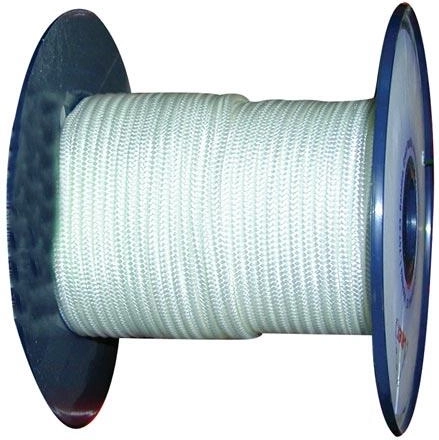 Cuerda trenzada de poliamida sin alma 2 mm blanca 200 m