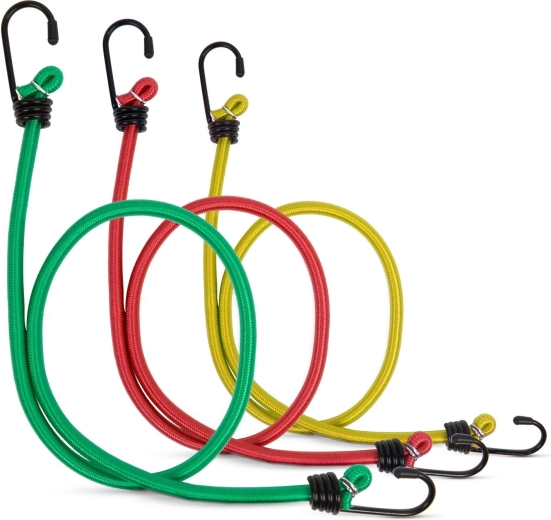 Set de correas elásticas de sujeción de 45, 60 y 80 cm, 6 unidades