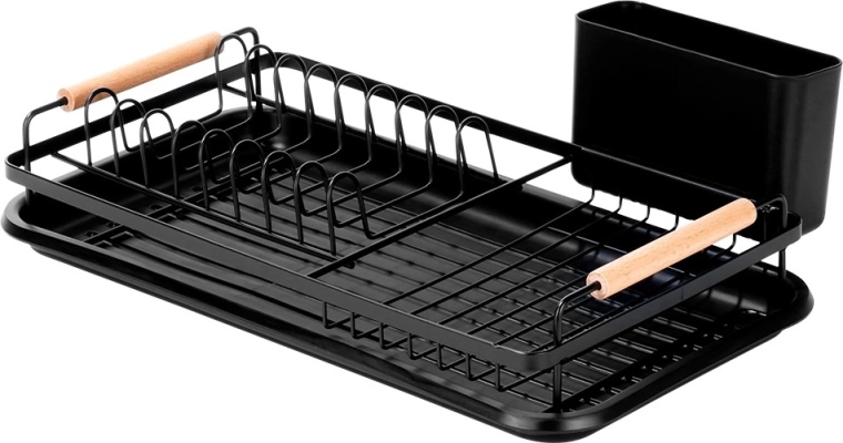 Estructura metálica robusta y asas de madera