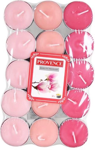 Velas de té aromáticas Provence con aroma de magnolia, 30 unidades