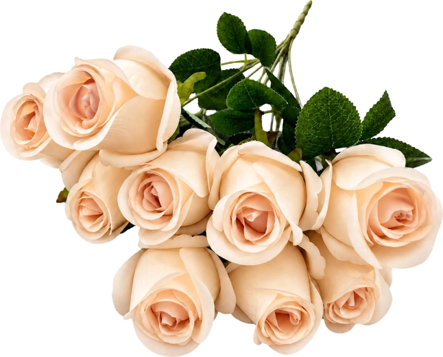 Decoración delicada con rosas
